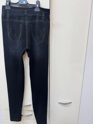 Leggings neri con strass Bear Teddy