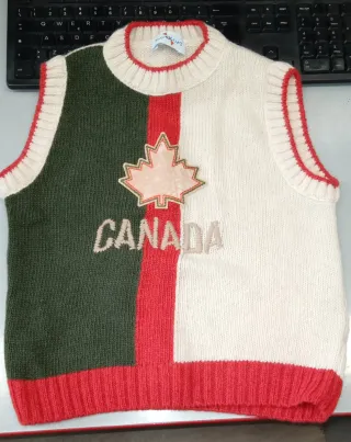 Gilet smanicato in lana bambino cm.110 Sugar Club