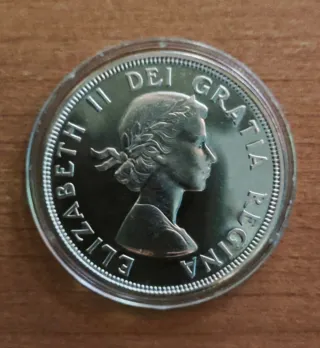 Canadá 1 Dólar Isabel (23,35g) Plata