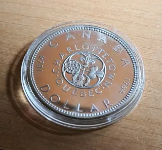Canadá 1 Dólar Isabel (23,35g) Plata