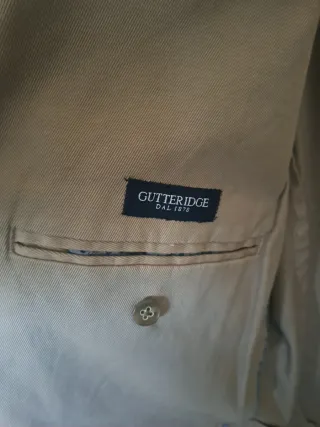 Americana de caballero gris