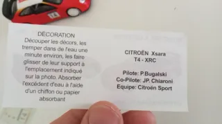 Citroen Xsara T4 WRC Coche Miniatura