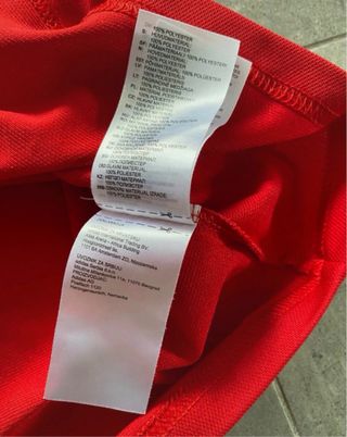 Polo Adidas Olympiakos Rojo Talla M