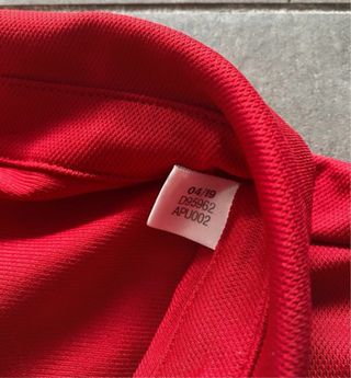 Polo Adidas Olympiakos Rojo Talla M