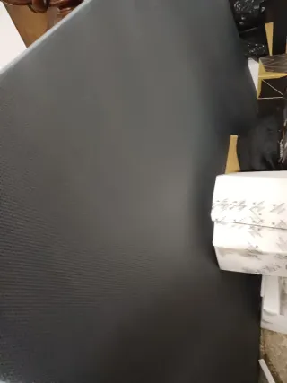 Canapé rígido tela y metal