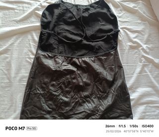 Vestido latex con tanga