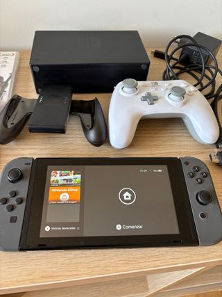 Nintendo Switch Color Negro + 3 juegos + Mando