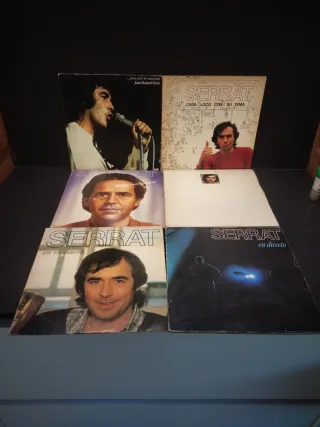 Lote 6 Vinilos Serrat