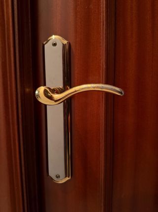 Puerta de madera, 8 normales y 2 con cristal