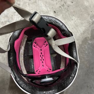 Casco Btwin Blanco Rosa Talla M