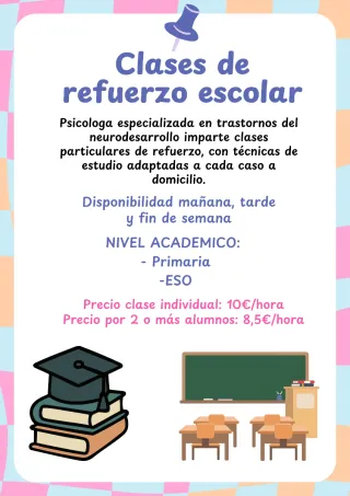 Clases particulares de refuerzo