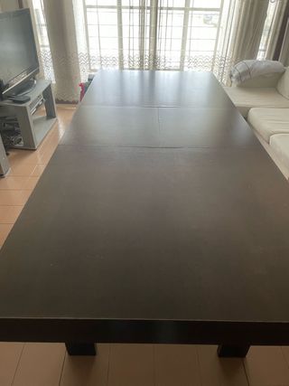 Mesa de comedor extensible madera