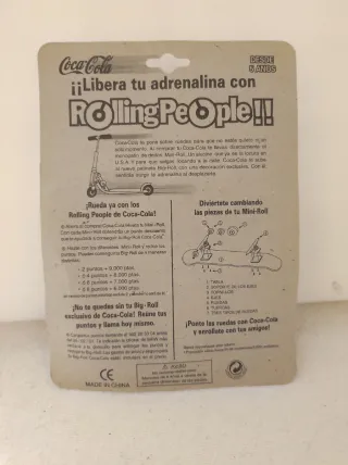 Mini patinete publicidad Coca-Cola