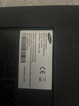 Televisión Samsung Negra