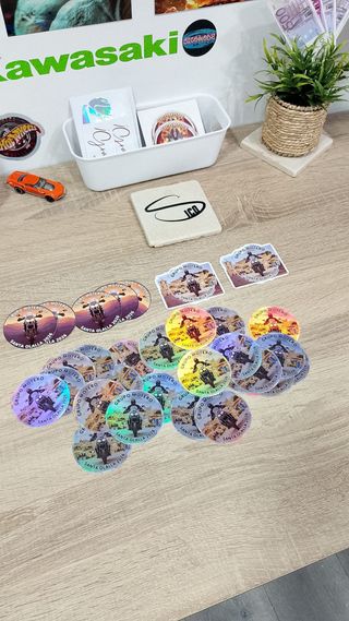 Kit Stickers Motero Personalizado