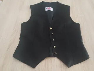 Chaleco camarera Monza Talla 42 Negro