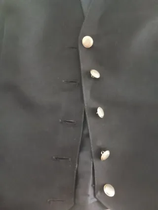 Chaleco camarera Monza Talla 42 Negro