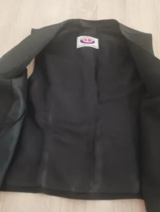 Chaleco camarera Monza Talla 42 Negro