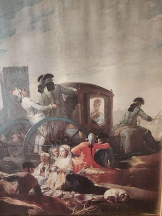 Cuadro antiguo carruaje