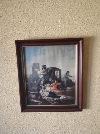 Cuadro antiguo carruaje