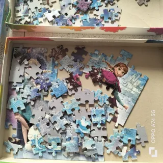 Lote 3 Puzzles Disney Frozen Clementoni