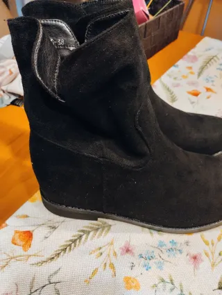 Botines negros talla 38 nuevos