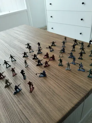 Soldatini di plastica vintage anni '70