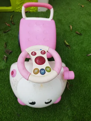 Correpasillos infantil rosa