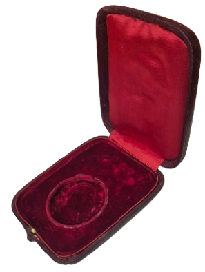 Medalla antigua Francia 1880 con estuche