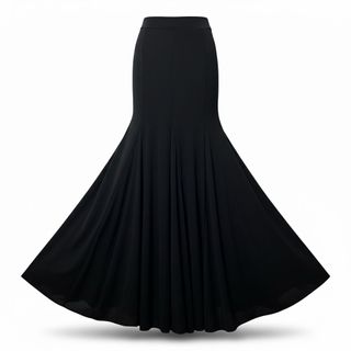 Falda Flamenco Elástica Larga negro