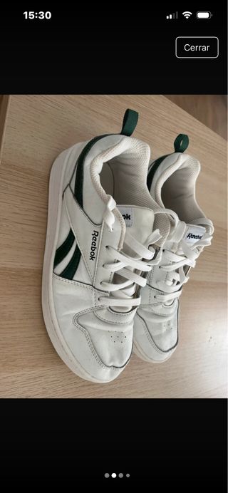Zapatillas Reebok Blancas y Verdes