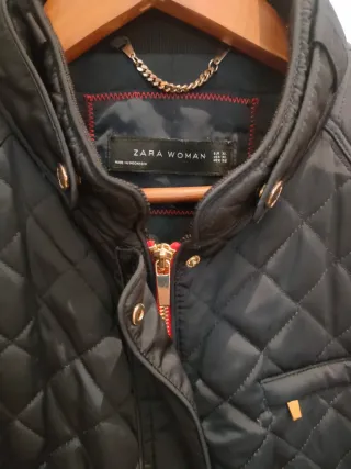 Chaqueta Zara acolchada azul oscuro Talla XL