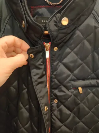Chaqueta Zara acolchada azul oscuro Talla XL