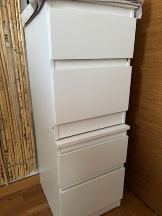 2 Comodini Bianchi Ikea