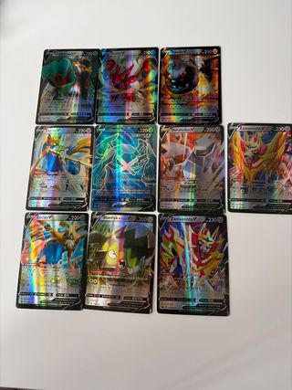 Lote Cartas Pokémon V Metal
