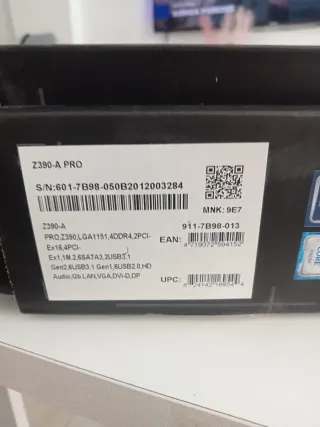 MSI Z390-A PRO Placa Base Intel