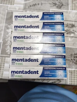 6 Pezzi Mentadent Protezione Famiglia