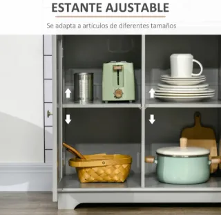 Grande Offerta Mobile Cucina con Ampio Spazio di Archiviazione Nuovo