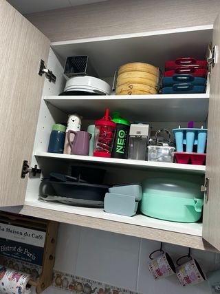 Muebles de cocina madera y metal