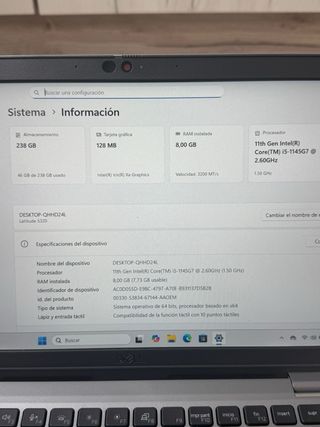 Dell 5320 i5 vPRO - Táctil - ¡Batería nueva!