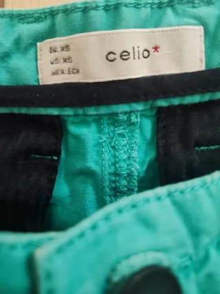 Pantalones cortos/Bermudas grises y turquesa