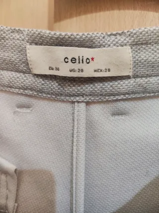 Pantalones cortos/Bermudas grises y turquesa