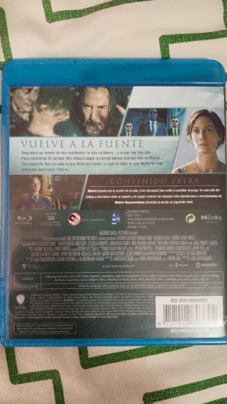 Tetralogía Matrix Blu-ray / libro Digibook.