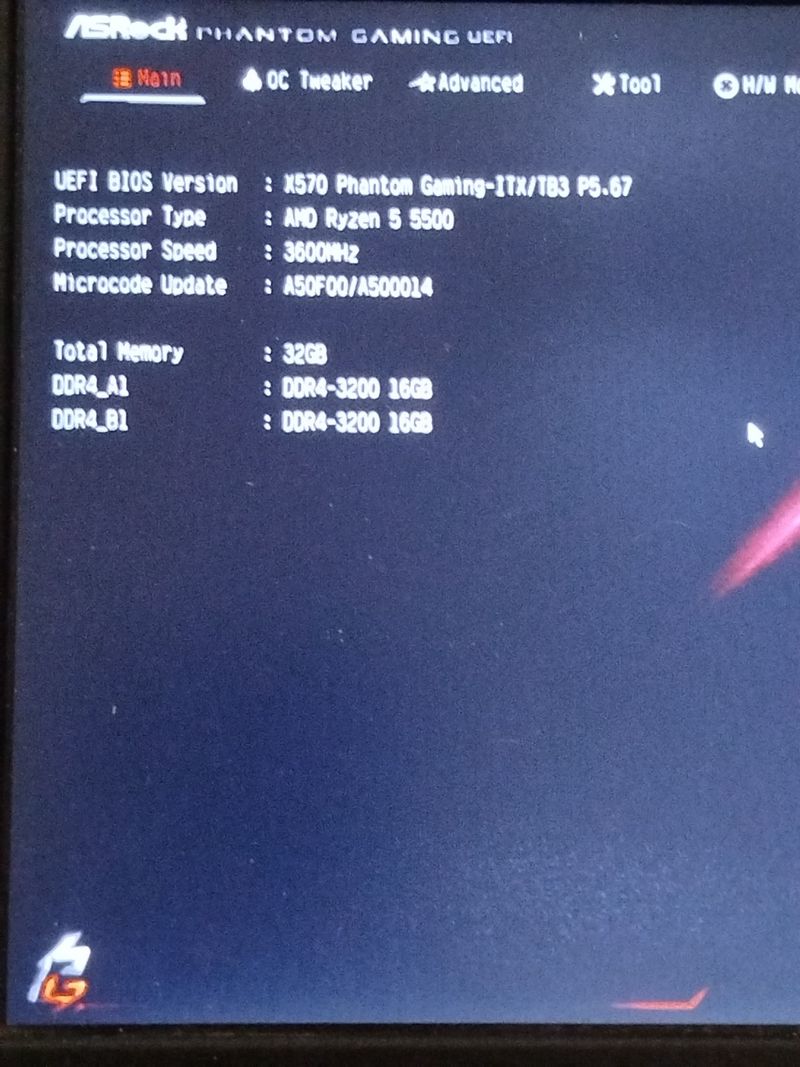 Combo X570 ITX + 32GB DDR4 3200 afbeelding 2