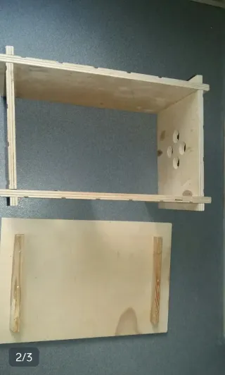 Caseta para roedores de madera