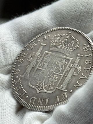 8 Reales Carlos III 1772 FM México