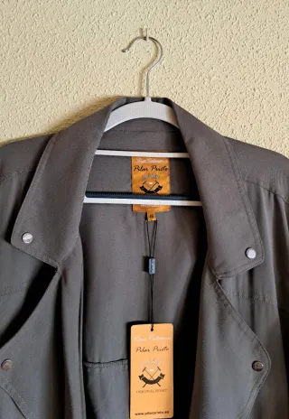 Parka Pilar Prieto, kaki Talla 48