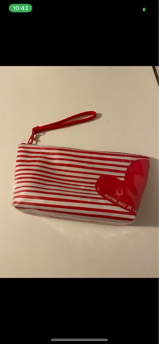 Neceser Agatha Ruiz de la Prada rayas corazón