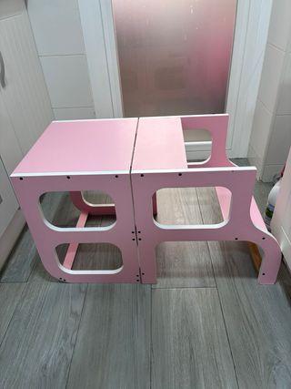 Torre Montessori Pupitre Rosa