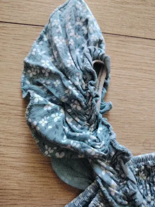 Top corto floral con volantes Niña 8 años